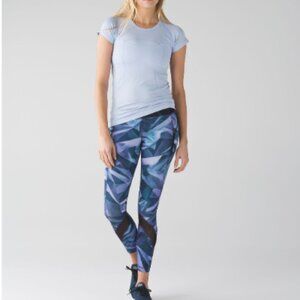 Lululemon Inspire Tight II (Mesh) Pretty Prism Multi / Black SZ 8